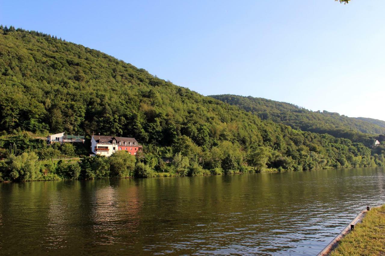 Ferienwohnung Moselblick แบร์นคาสเทล-คืสท์ ภายนอก รูปภาพ
